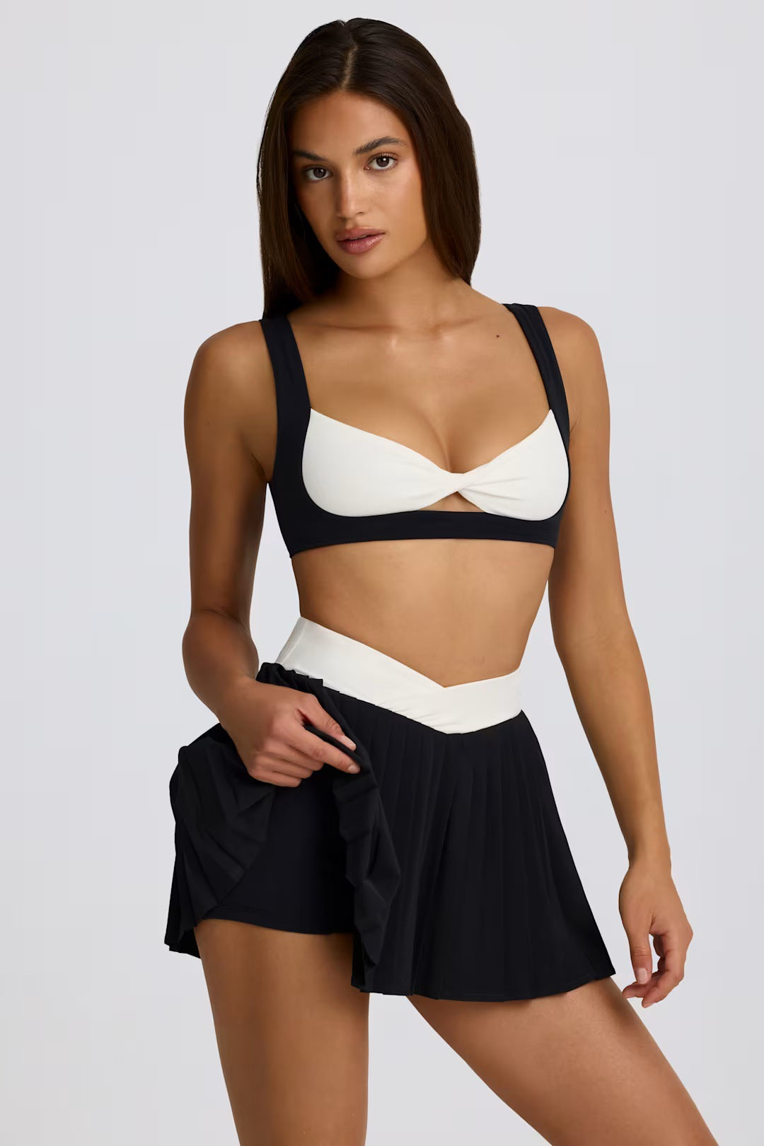 Endurance Chevron Duo: Bralette and Skort